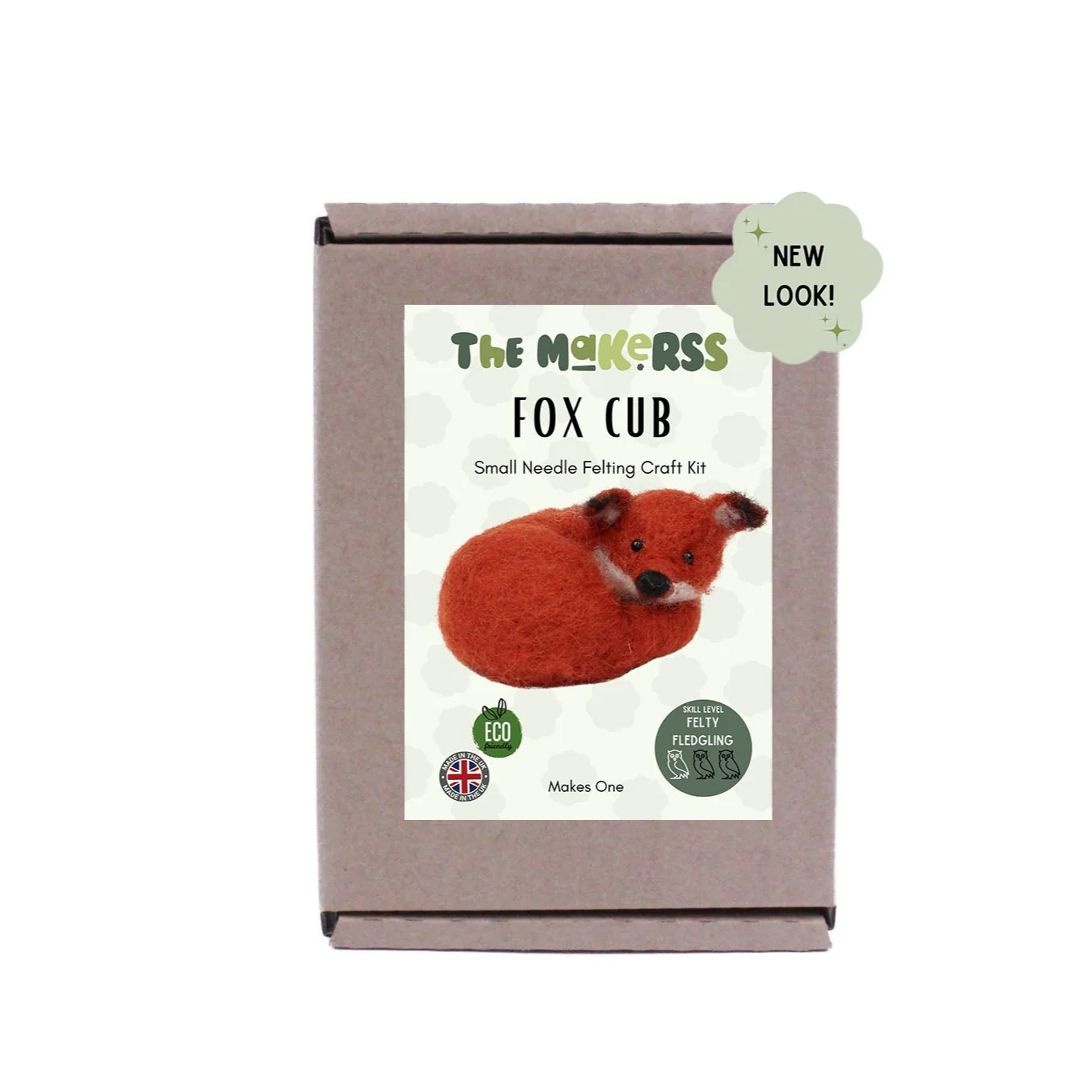 Fox Cub Small Needle Felt Kit - Image 3