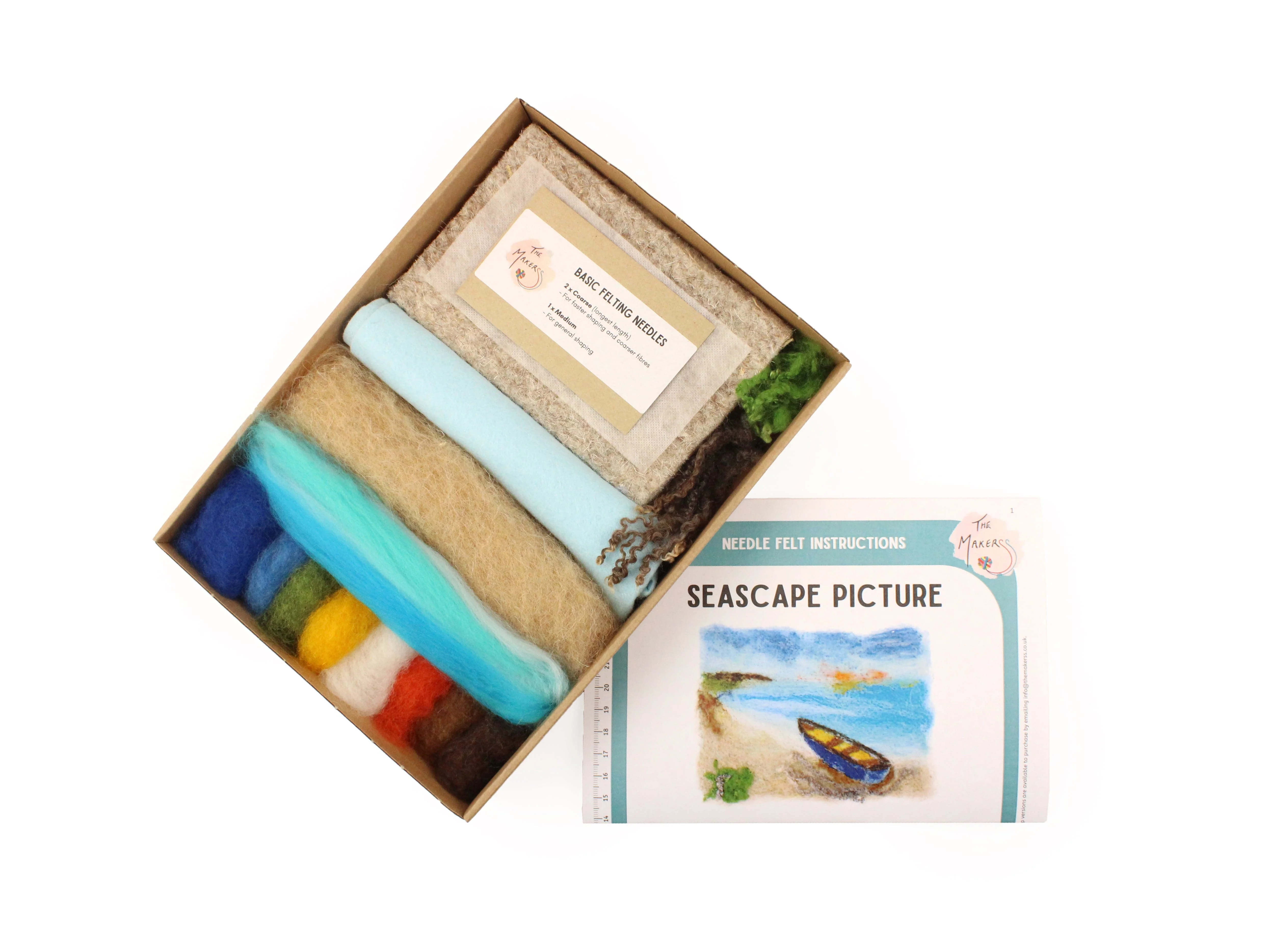 Seascape Picture Needle Felt Kit - Image 3
