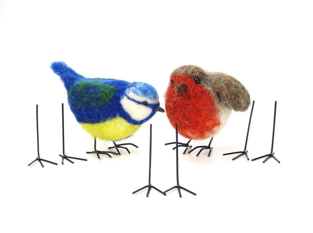 Wire bird legs - various sizes and colours - Image 12